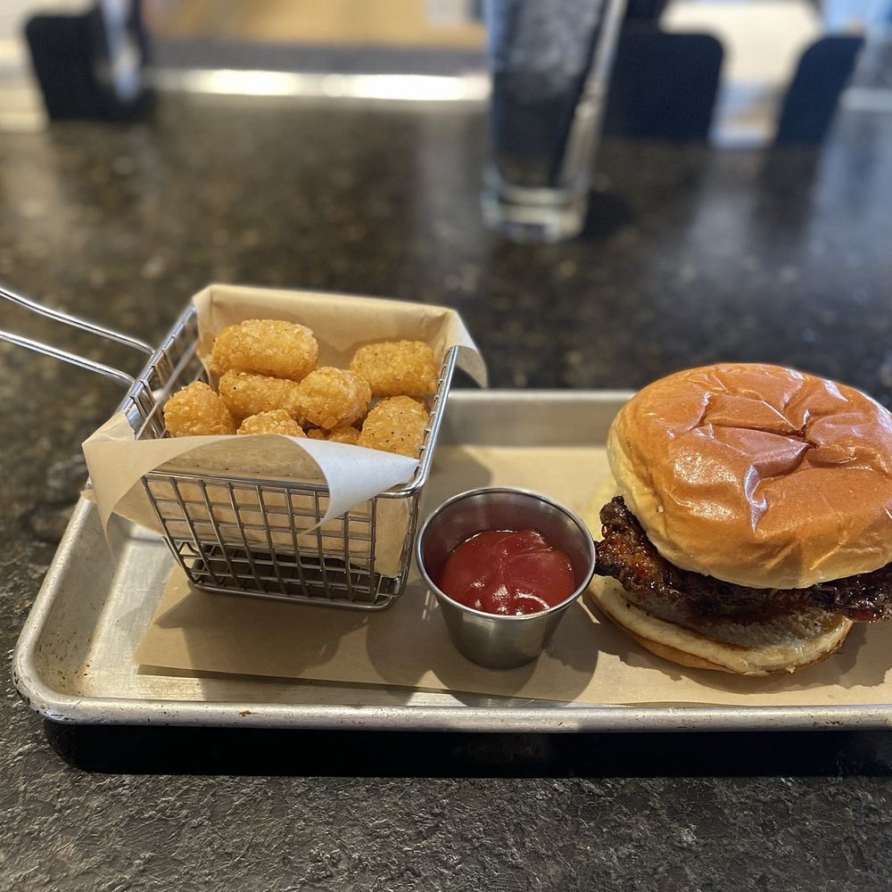 Bar Louie - Brier Creek - Hot honey chicken sandwich - Bars Near Me - Raleigh, North Carolina