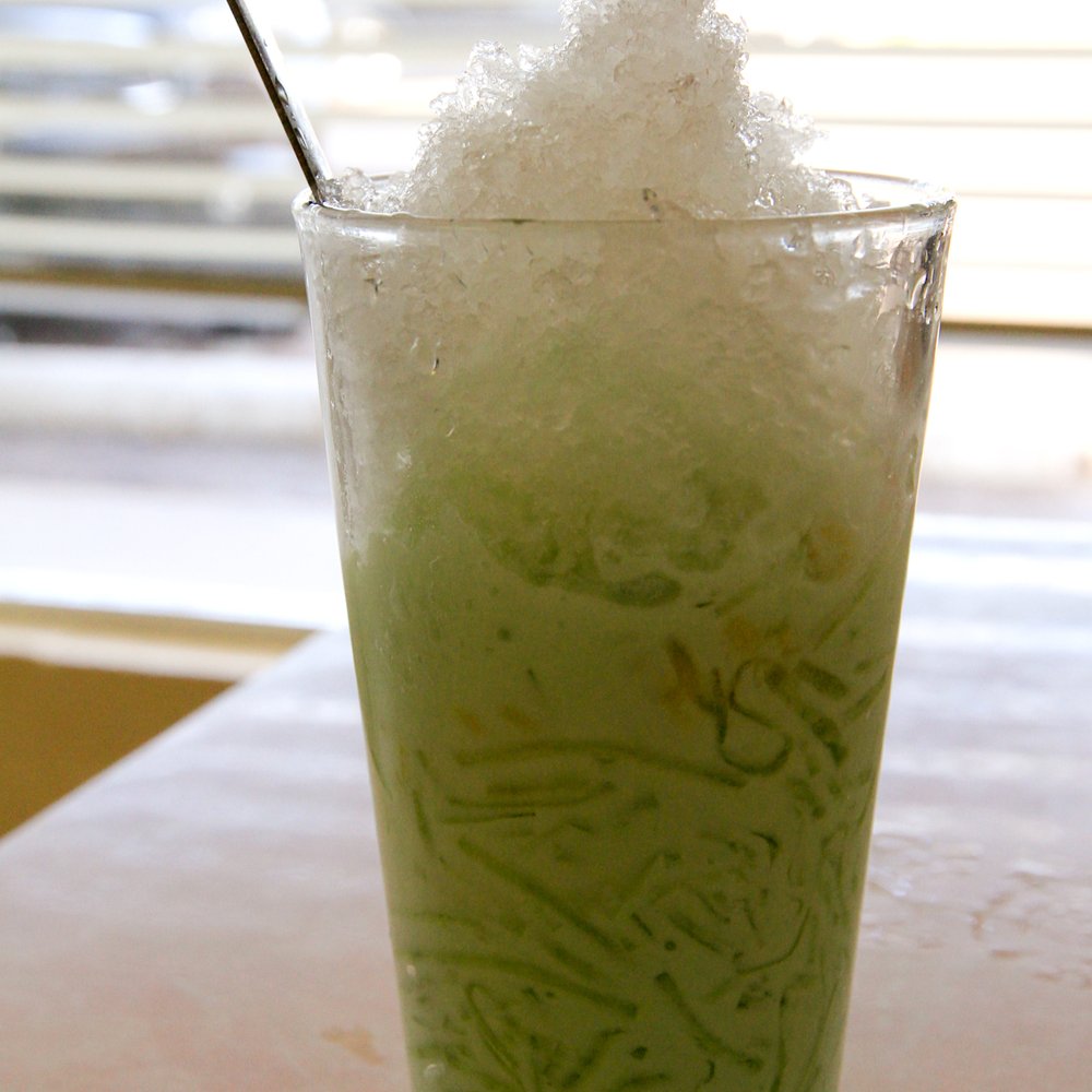 Da Vang Restaurant - Variety of jelly in coconut milk with shaved ice. This was good also. - Vietnamese Near Me - Phoenix, Arizona Da Vang Restaurant - Variety of jelly in coconut milk with shaved ice. This was good also. - Vietnamese Near Me - Phoenix, Arizona