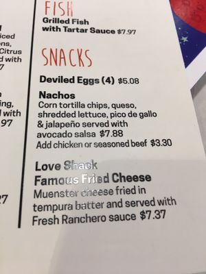 Menu photo 8 Love Shack Fort Worth, TX