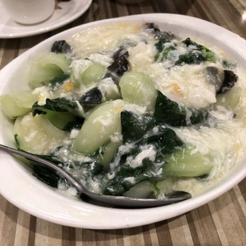 Chi Star House - Bok choy with double preserved egg sauce - Chinese Near Me - Richmond Hill, Ontario Chi Star House - Bok choy with double preserved egg sauce - Chinese Near Me - Richmond Hill, Ontario