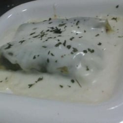 Novacuk - Canelón de gambas  y espinacas