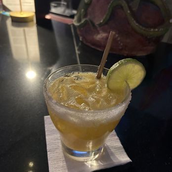 Senor Tequila's - Passion fruit margarita, sugared rem ! - Mexican Near Me - Germantown, Maryland