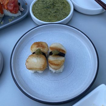 Bamboo Sushi - Pan Seared (requested) Scallop Nigiri - Sushi Bars Near Me - San Ramon, California