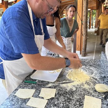Amalfi Lemon Experience - Making pasta under the instructions of Chef Joanna and Filomena - Food Tours Near Me - Amalfi, SA