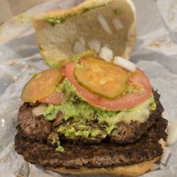 Mad Mack's Burger - Southwest Swiss, bacon, guac