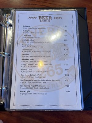 Menu photo 1 Tavern 265 Westerly, RI