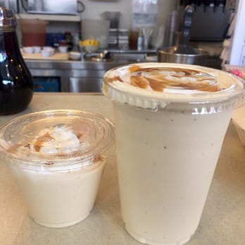Ocean Diner - Hers and his (salted caramel shake) - Diners Near Me - Hermosa Beach, California Ocean Diner - Hers and his (salted caramel shake) - Diners Near Me - Hermosa Beach, California