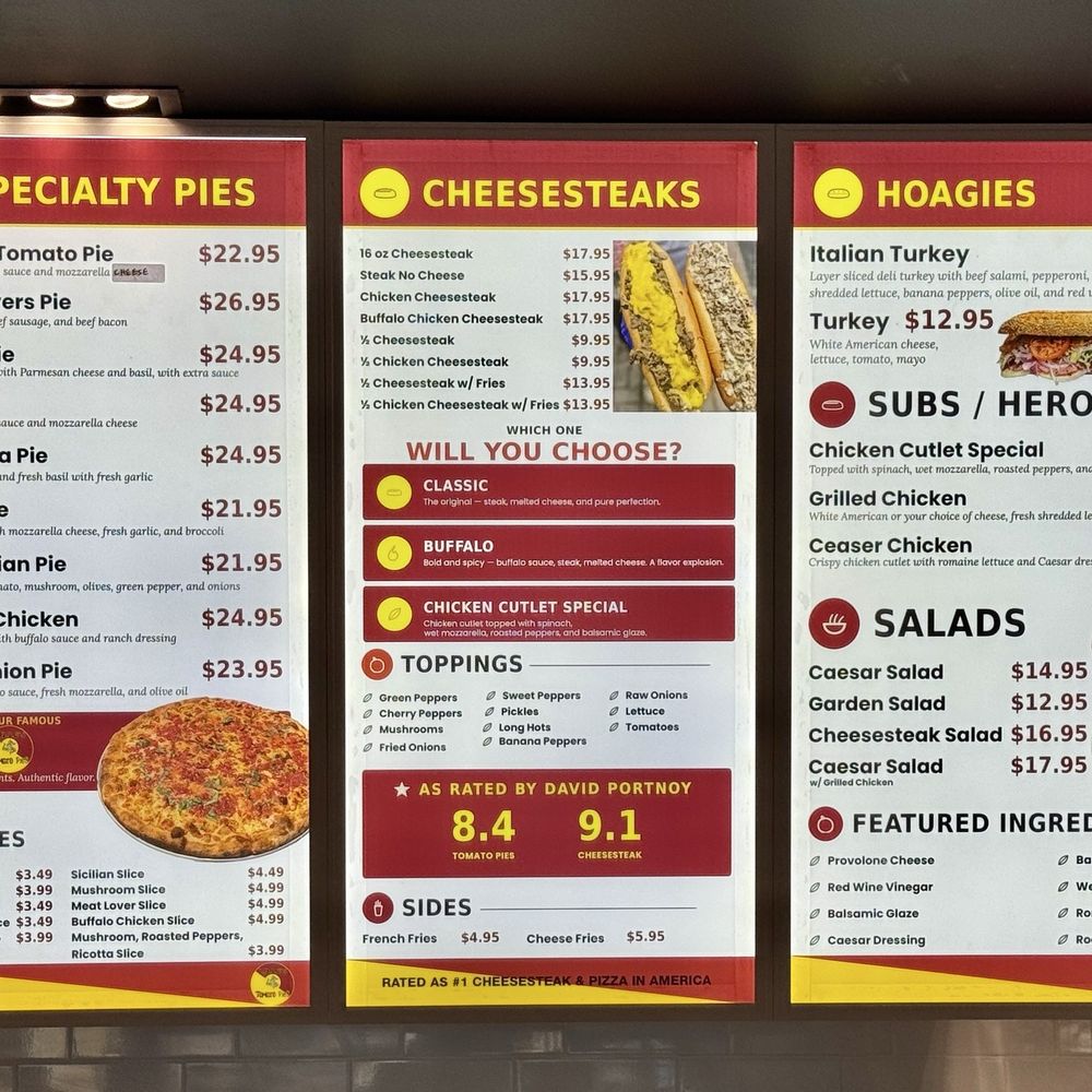 Lillo’s Tomato Pie - Cheesesteaks Near Me - Forest Hills, New York Lillo’s Tomato Pie - Cheesesteaks Near Me - Forest Hills, New York