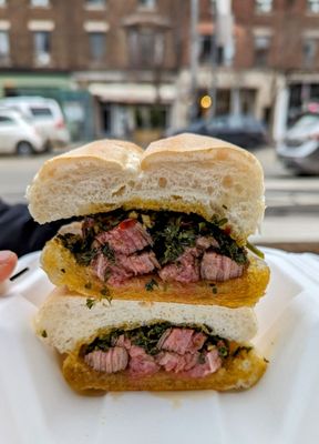 BEAR Steak Sandwiches by null