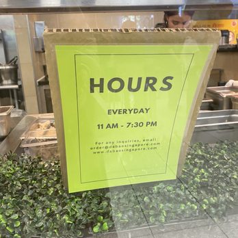 Dabao Singapore - Hours 2026 - Singaporean Near Me - San Francisco, California