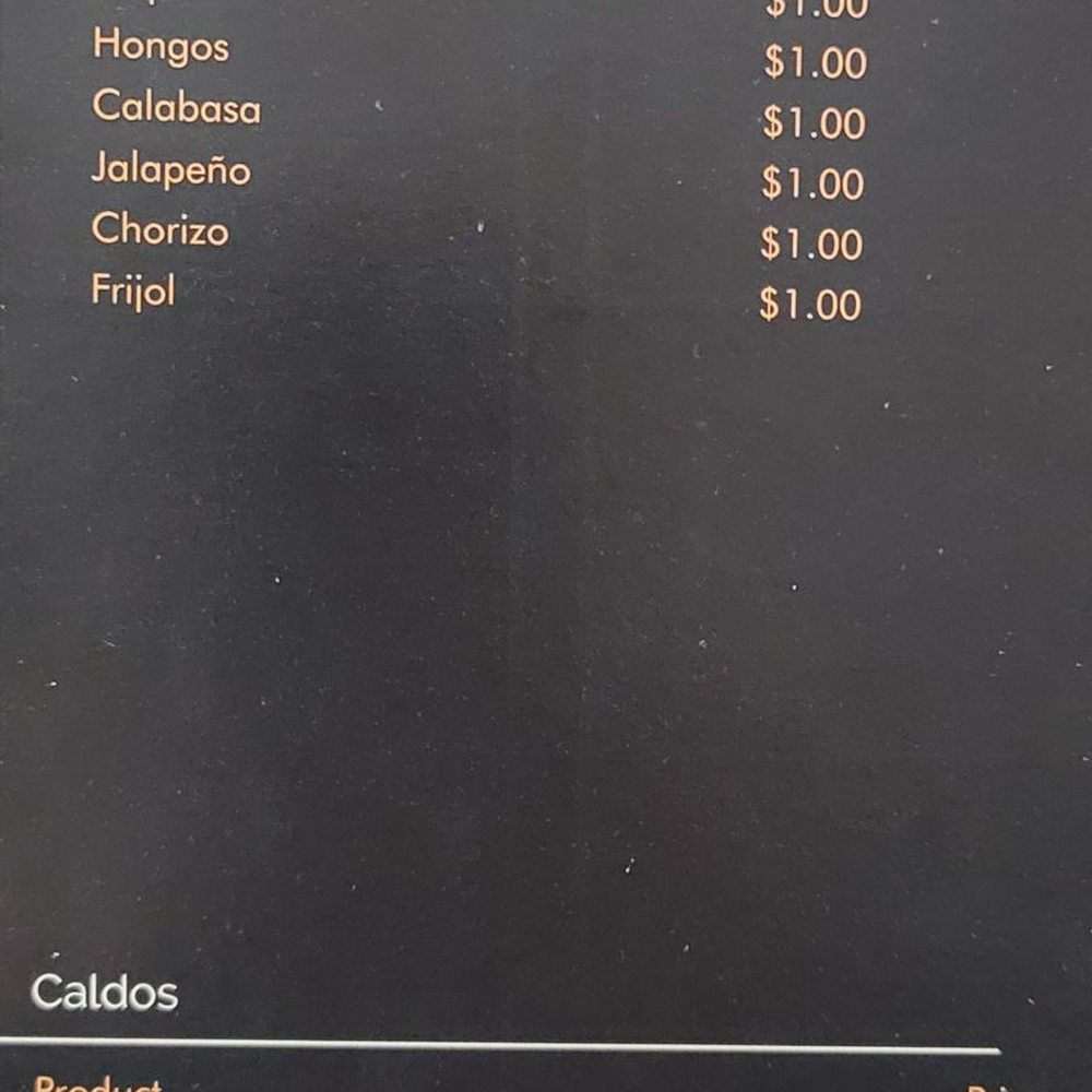 Panaderia Olmos - Menu side 2 - Bakeries Near Me - Merced, California Panaderia Olmos - Menu side 2 - Bakeries Near Me - Merced, California