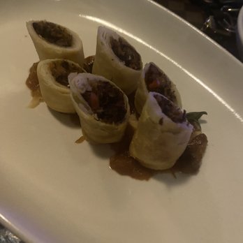 TwentyTwenty Grille - SMOKED JAMAICAN JERK PORK BELLY SPRING ROLLS - New American Near Me - Boca Raton, Florida