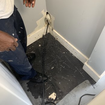 Top Notch AC Services - pipe in middle to exterior clogged with water and wet lint. - Heating & Air Conditioning/HVAC Near Me - Pompano Beach, Florida Top Notch AC Services - pipe in middle to exterior clogged with water and wet lint. - Heating & Air Conditioning/HVAC Near Me - Pompano Beach, Florida
