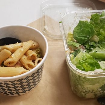 la Madeleine - Side of pasta and half side of Cesar salad - Bakeries Near Me - San Antonio, Texas