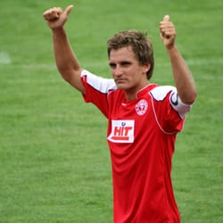 Südstadion - Mannschaftskapitän Stephan Glaser nach dem Eröffnungsspiel der Saison 08/09