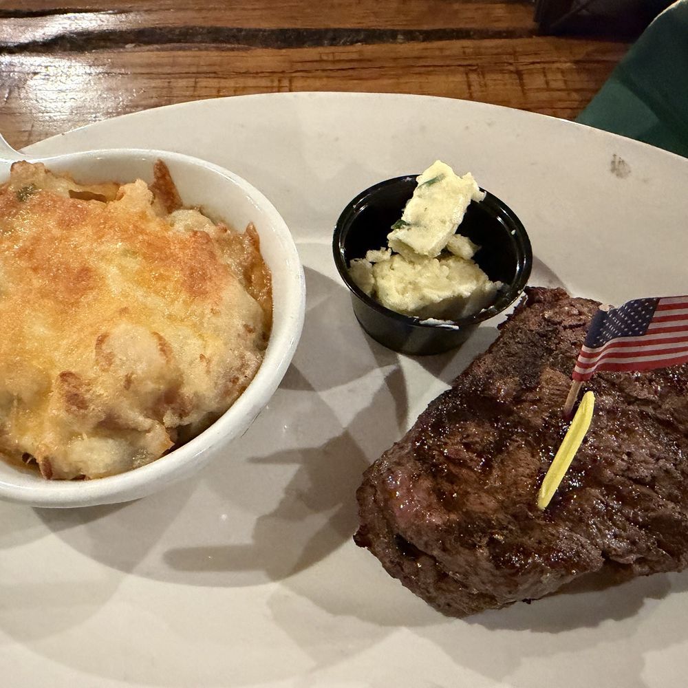 Marshall Steakhouse - Filet with twice baked potato casserole - Steakhouses Near Me - Holly Springs, Mississippi