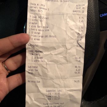 Just Wing It - Had to get it corrected twice . - Chicken Wings Near Me - Bakersfield, California Just Wing It - Had to get it corrected twice . - Chicken Wings Near Me - Bakersfield, California