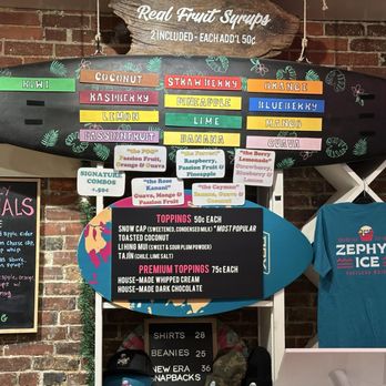 Zephyr Ice - Syrup listing - Desserts Near Me - Portland, Maine