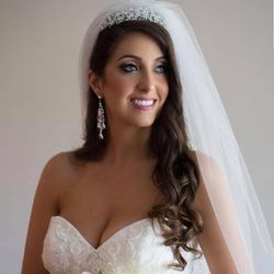 Another beautiful bride. Hair and makeup done by the talented stylist at Antoine salon!