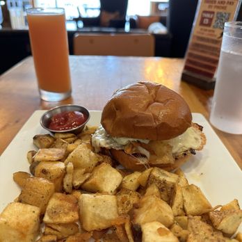 The Skinny Pancake Albany - Not Your Average Breakfast Sammy (with bacon). - Creperies Near Me - Albany, New York