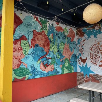 Pizza Safari Mural - Public Art Near Me - Nashville, Tennessee Pizza Safari Mural - Public Art Near Me - Nashville, Tennessee