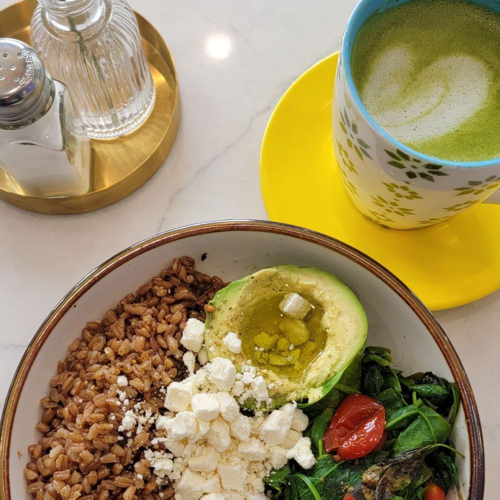 Gussy's Cafe - Breakfast Grain Bowl Matcha Latte - Breakfast & Brunch Near Me - Jersey City, New Jersey Gussy's Cafe - Breakfast Grain Bowl Matcha Latte - Breakfast & Brunch Near Me - Jersey City, New Jersey