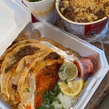 Los Tapatios Taco Shop - 4 Corn Quesabirrias & Birria Ramen - Tacos Near Me - Universal City, Texas