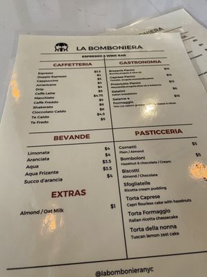 Menu photo 5 La Bomboniera New York, NY Menu photo 5 La Bomboniera New York, NY