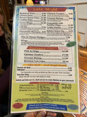 Menu photo 4 Brass Balls Saloon Ocean City, MD