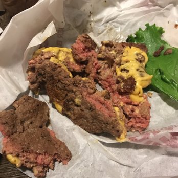 Smashburger - Need I say anymore? Gross! Got this home tonight to scrape the cheese they messed up and discovered this - Burgers Near Me - Boise, Idaho Smashburger - Need I say anymore? Gross! Got this home tonight to scrape the cheese they messed up and discovered this - Burgers Near Me - Boise, Idaho