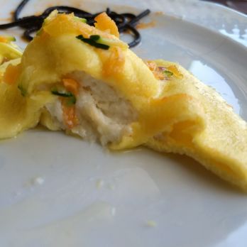 Posta - cheese and vegetables inside the ravioli - Seafood Near Me - Baveno, VB Posta - cheese and vegetables inside the ravioli - Seafood Near Me - Baveno, VB