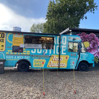 Taco Justice - a food truck parked in front of a building - Food Trucks Near Me - Victoria, British Columbia Taco Justice - a food truck parked in front of a building - Food Trucks Near Me - Victoria, British Columbia