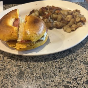 Rey Bagel Bistro - Pork Roll, Egg and Cheese Sandwich - Bagels Near Me - Marlton, New Jersey Rey Bagel Bistro - Pork Roll, Egg and Cheese Sandwich - Bagels Near Me - Marlton, New Jersey