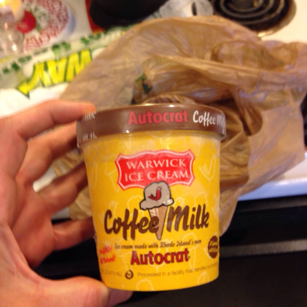 The New Warwick Ice cream and autocrat came together