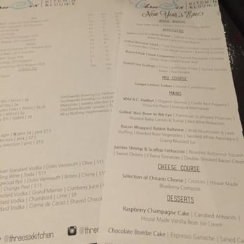 Three Six Kitchen & Lounge - NYE 6-course menu - Canadian (New) Near Me - Bowmanville, Ontario