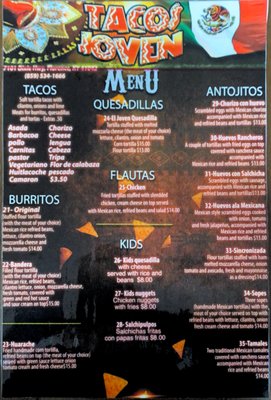 Menu photo 2 Tacos Joven Florence, KY Menu photo 2 Tacos Joven Florence, KY