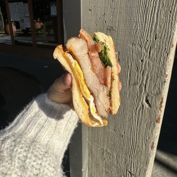 Hatched - Ono burger (cut in half) - Breakfast & Brunch Near Me - Palo Alto, California