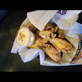 Wing Daddy's Sauce House - Lemon pepper wings my cousin got I unfortunately ate my wings without taking a picture. - Chicken Wings Near Me - San Antonio, Texas Wing Daddy's Sauce House - Lemon pepper wings my cousin got I unfortunately ate my wings without taking a picture. - Chicken Wings Near Me - San Antonio, Texas