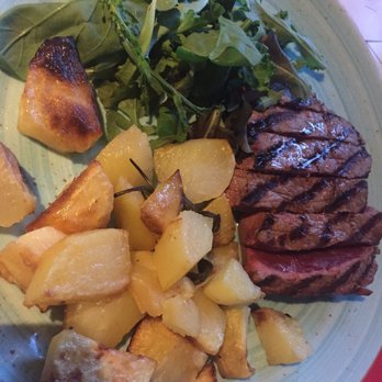 Ristorante Ricchi - Beef with potatoes (looks better than it was) - Cafes Near Me - Florence, FI