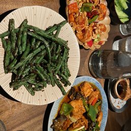 a variety of food on a table a variety of food on a table
