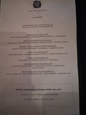 Menu photo 2 The Village Pub Woodside, CA Menu photo 2 The Village Pub Woodside, CA