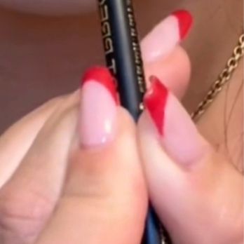 Green Nail - Missing paint on tip of nails - Nail Salons Near Me - Sherman Oaks, California Green Nail - Missing paint on tip of nails - Nail Salons Near Me - Sherman Oaks, California