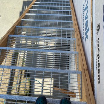 Theory 7 Construction - Other angle of improperly installed stairs - General Contractors Near Me