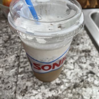 Sonic Drive-In - Salted Caramel Toffee Iced Coffee - Burgers Near Me - Oklahoma City, Oklahoma