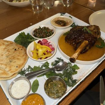 Mayfield - lamb shank platter - New American Near Me - San Juan Capistrano, California