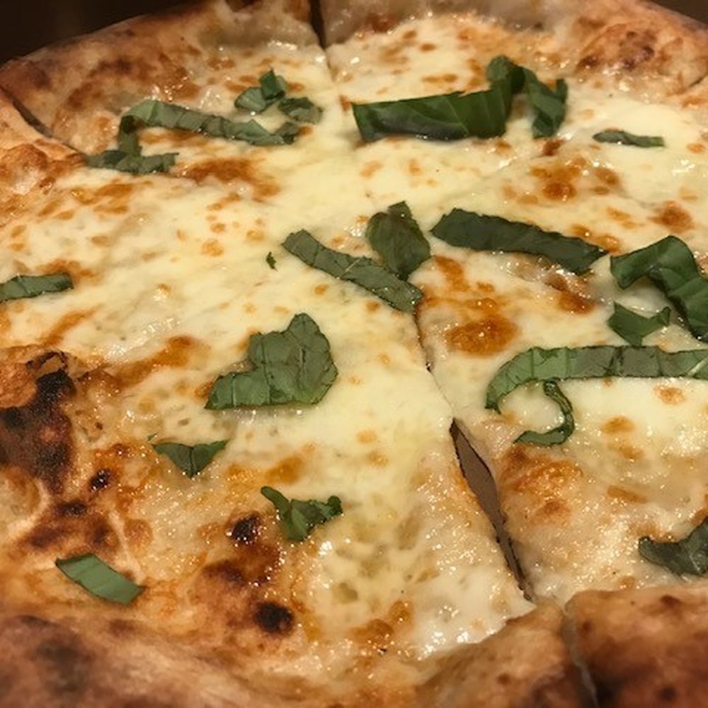 Honey Garlic.  That's basil on top.  Slightly sweet but absolutely delicious.