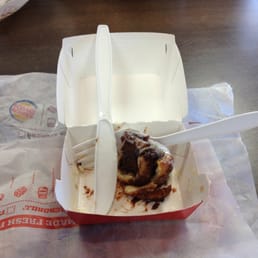 Cinnabon was gone in like 2 seconds... Had to go back for another.