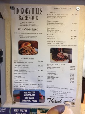 Menu photo 5 Hickory Hillz BBQ Edinburgh, IN Menu photo 5 Hickory Hillz BBQ Edinburgh, IN