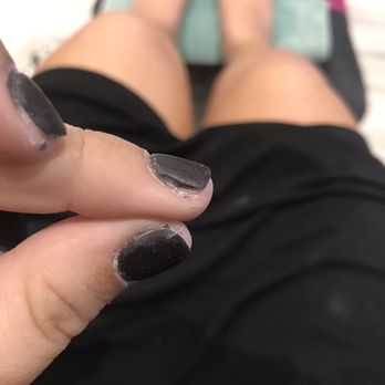 Boutique Nails - color doesn't even cover all the nail on some fingers.. others spots the powder and glue base is stuck to my skin - Nail Salons Near Me - Trinity, Florida Boutique Nails - color doesn't even cover all the nail on some fingers.. others spots the powder and glue base is stuck to my skin - Nail Salons Near Me - Trinity, Florida