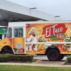 El Taco Feliz - Pic of truck parked in the falls on Silver Spring. They have multi trucks avail